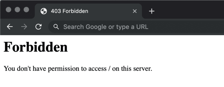 Wordpress 403 Forbidden after using Wordpress app • Assistancy